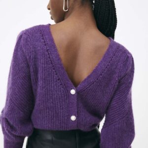 Pollen knit purple