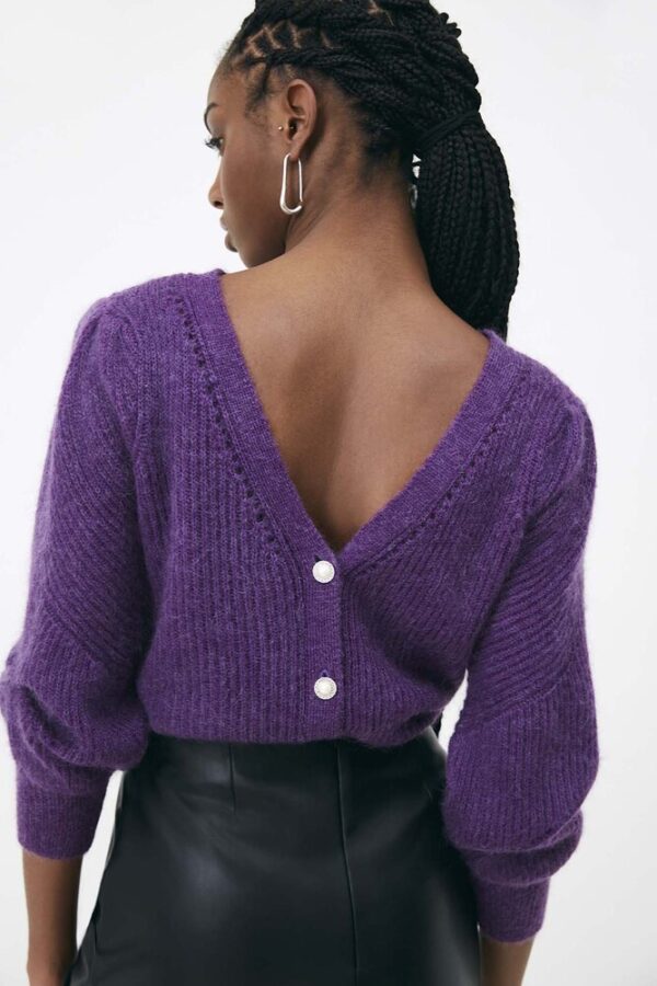 Pollen knit purple