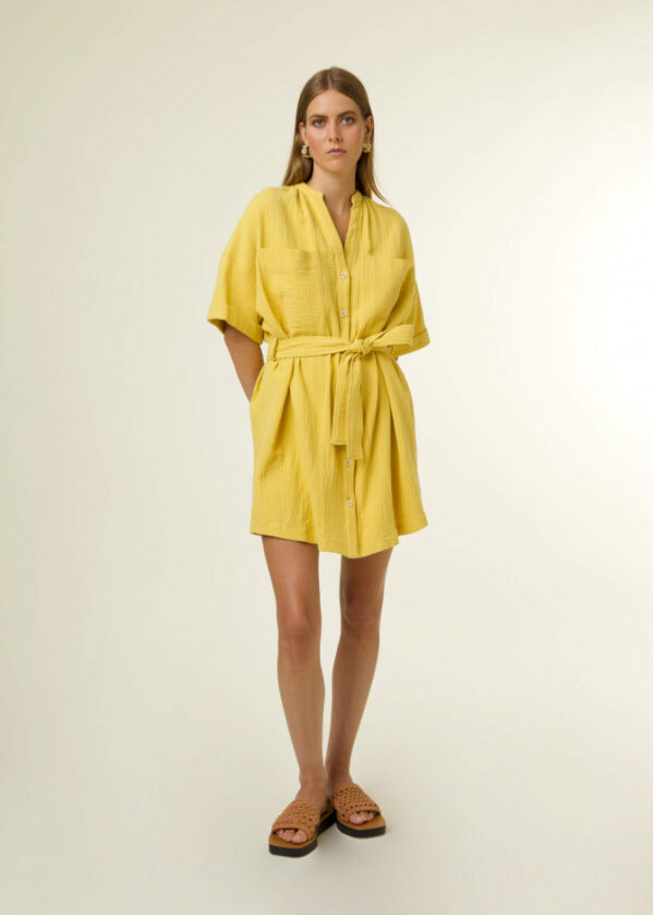 Camille dress yellow