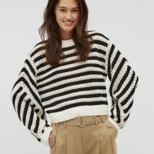 Athara M knit stripes